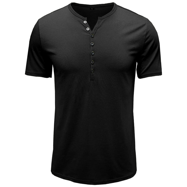 Lune London Short Sleeve Henley T-shirt for Men