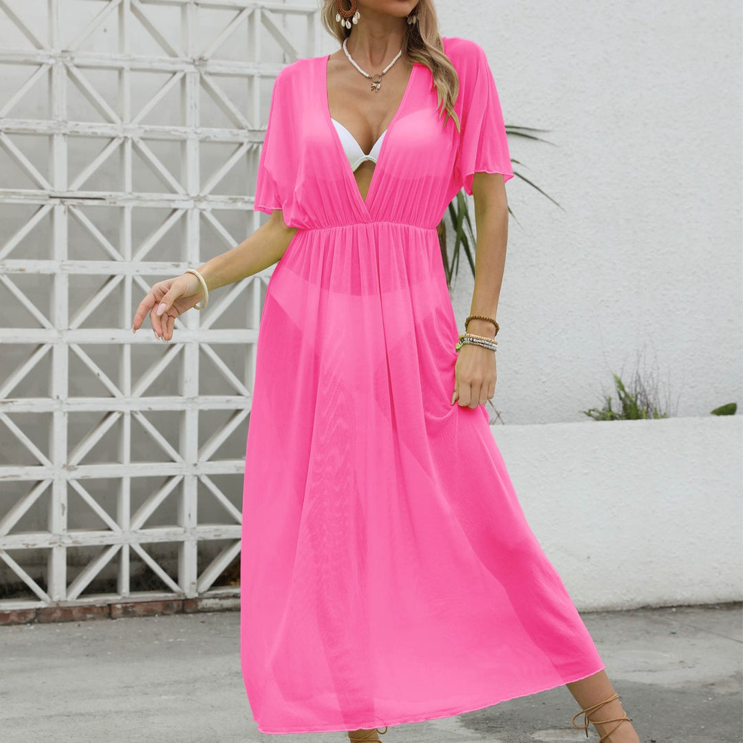 Ladies Breezy Maxi Cover-Up Dress Lune London