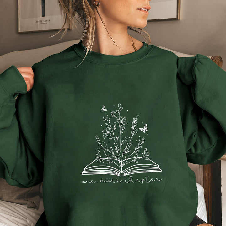Sweatshirt pour femmes avec un design floral élégant et un imprimé inspirant Chic & Stil