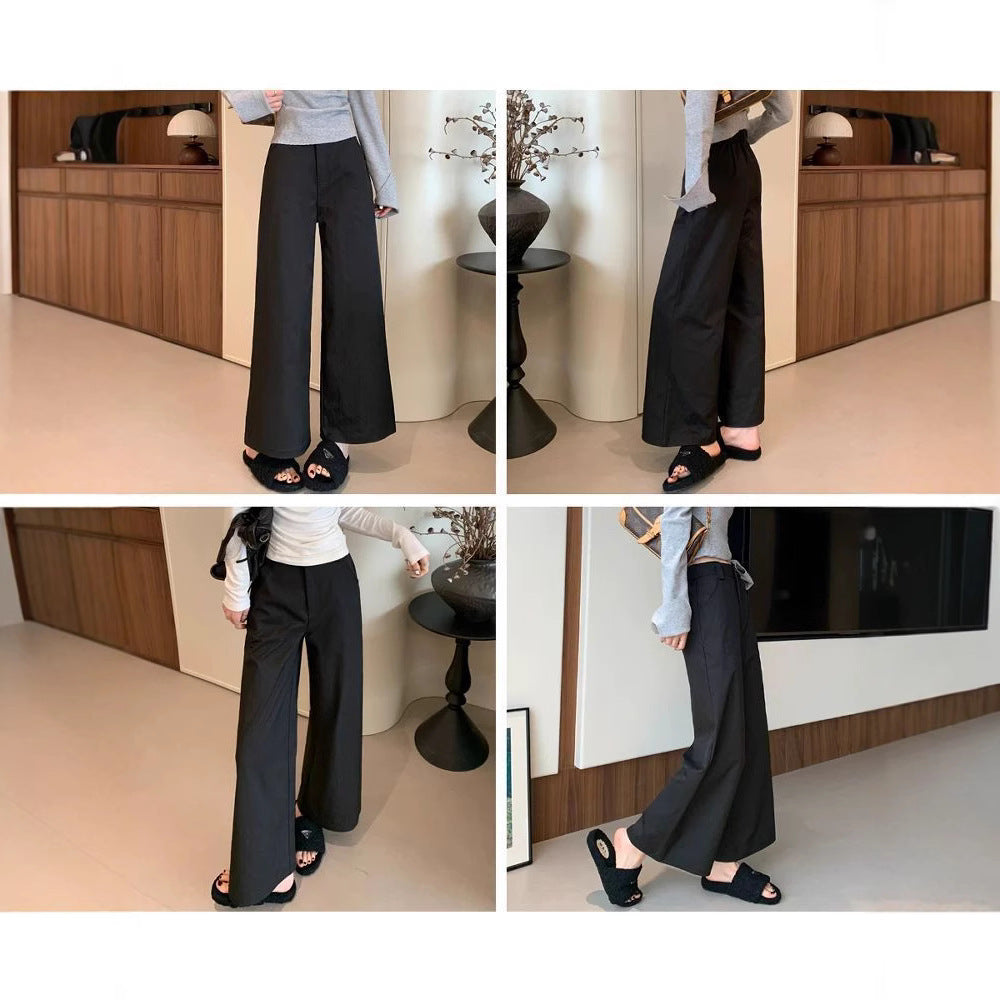 Femme Pantalons Taille Haute Large-Cut Chic & Stil