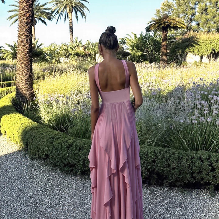Women's Vintage-Style Maxi Dress Lune London