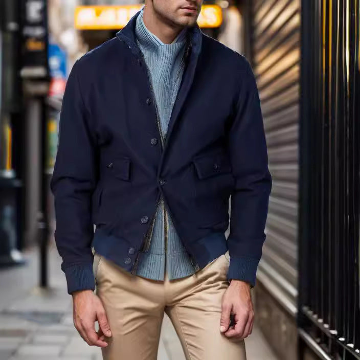 Trendy utility jacket for men with practical pockets Lune London 1760428331