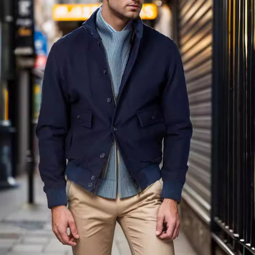 Trendy utility jacket for men with practical pockets Lune London 1760428331
