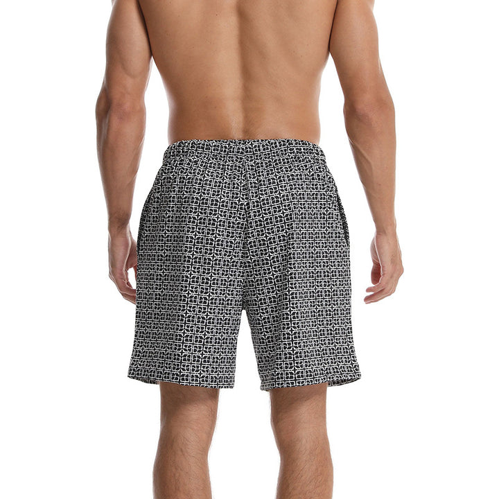 Shorts de bain pour hommes avec ceinture élastique et doublure intérieure confortable Lune London