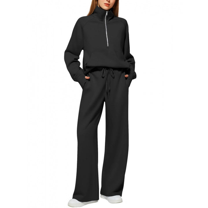 Ladies zip hoodie comfortable and wide pants Lune London