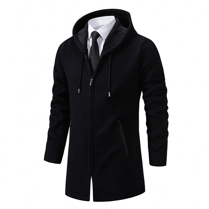 Men's urban jumpsuit in stylish hooded jacket with chic zipper Lune London