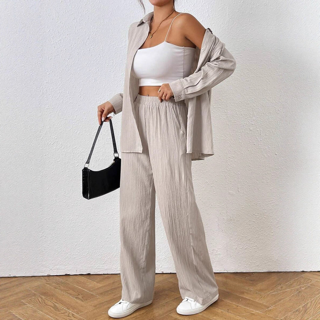 Ladies casual set in breathable fabric Lune London