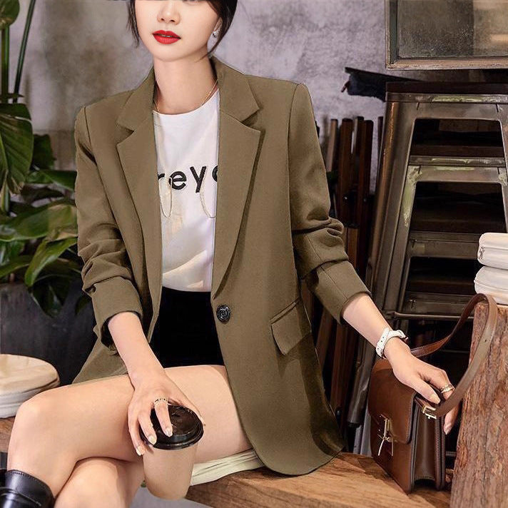 Blazer moderne pour femmes à revers hauts Chic & Stil
