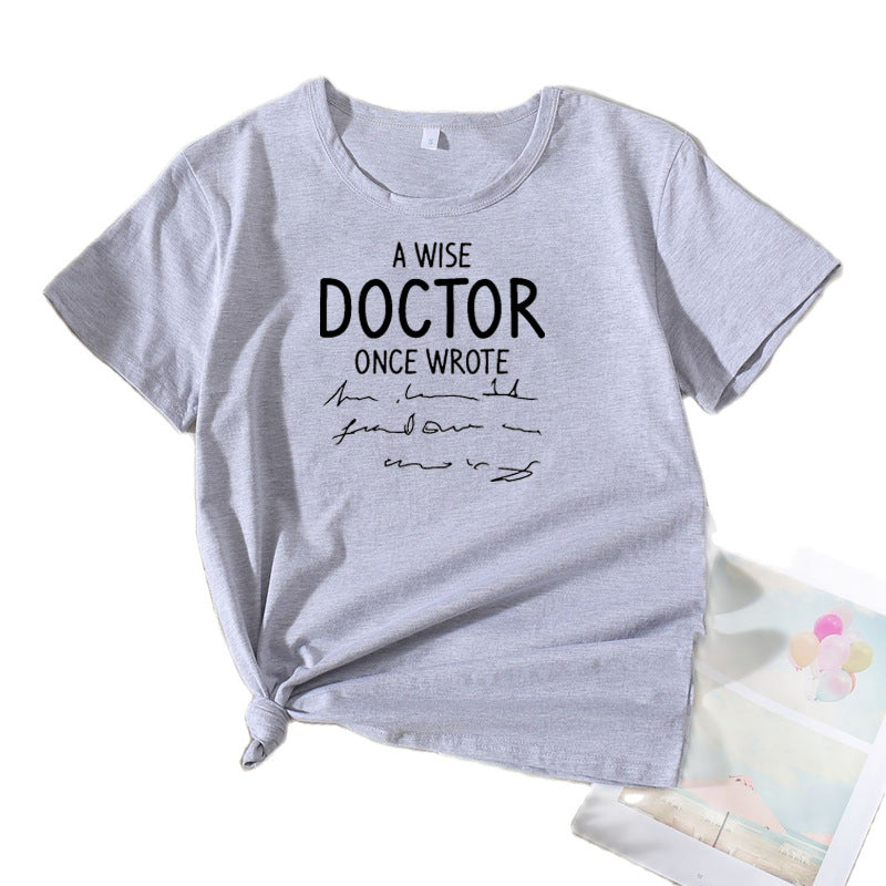 Ladies Short Sleeve T-shirt Citation Lune London