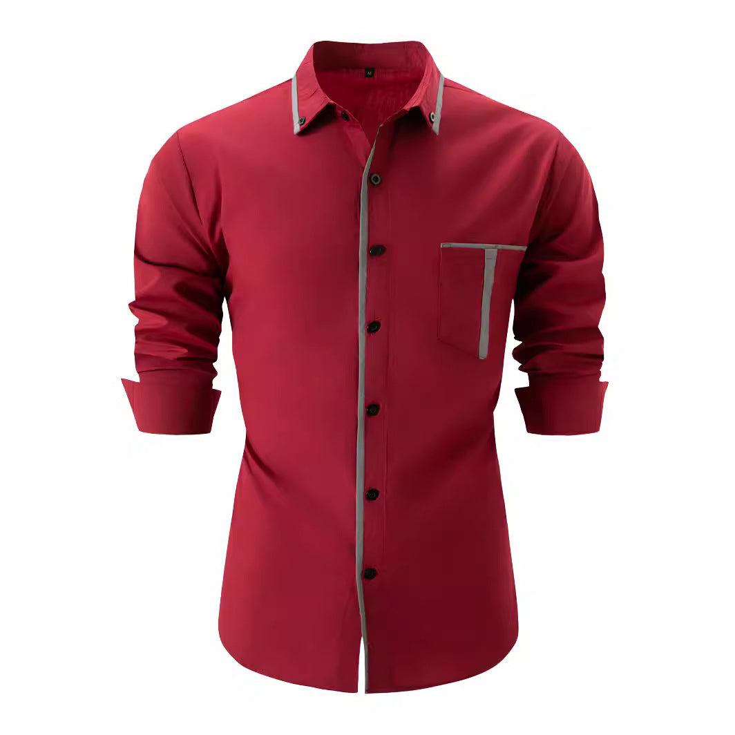 Lune London long sleeve leisure shirt for men