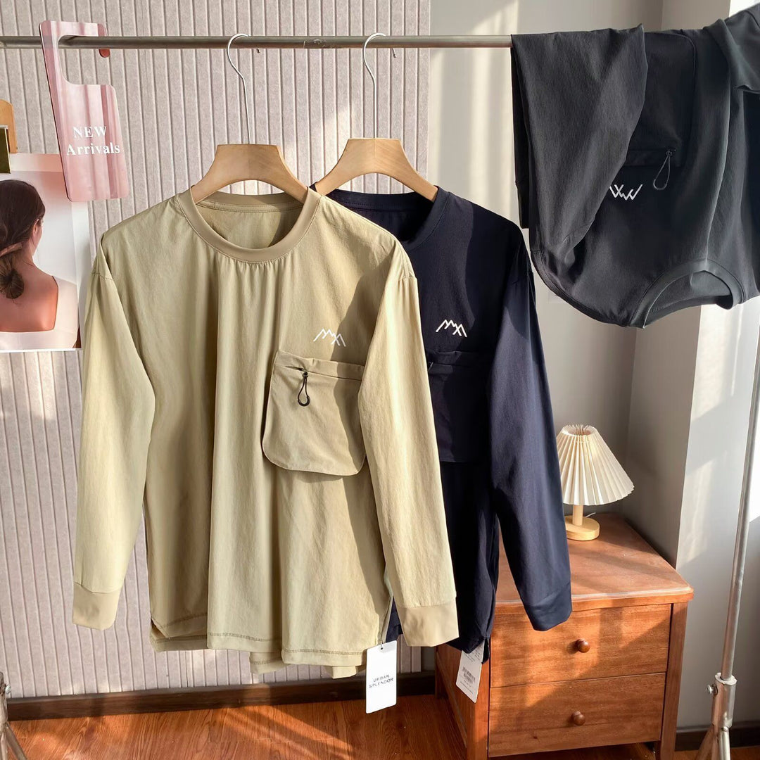 Chemise à manches longues pour femmes avec poche poitrine fonctionnelle Chic & Stil