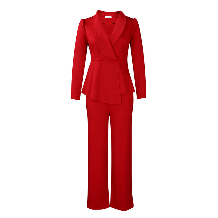 Ladies' set with elegant cut and fluid blazer Lune London