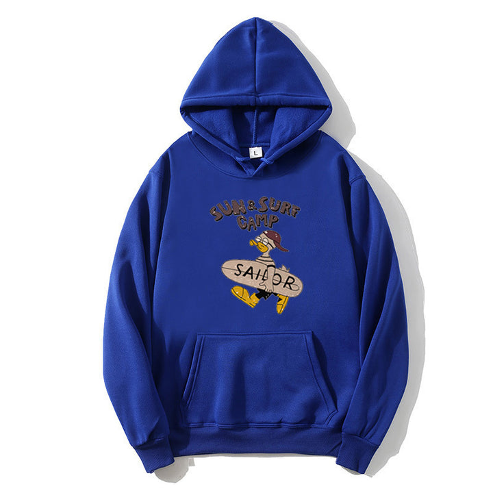 Women’s hoodie with funny surf motif Chic & Stil