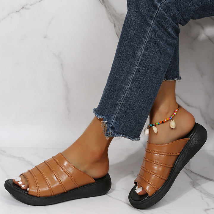 Ladies Casual Comfort Sandals Lune London