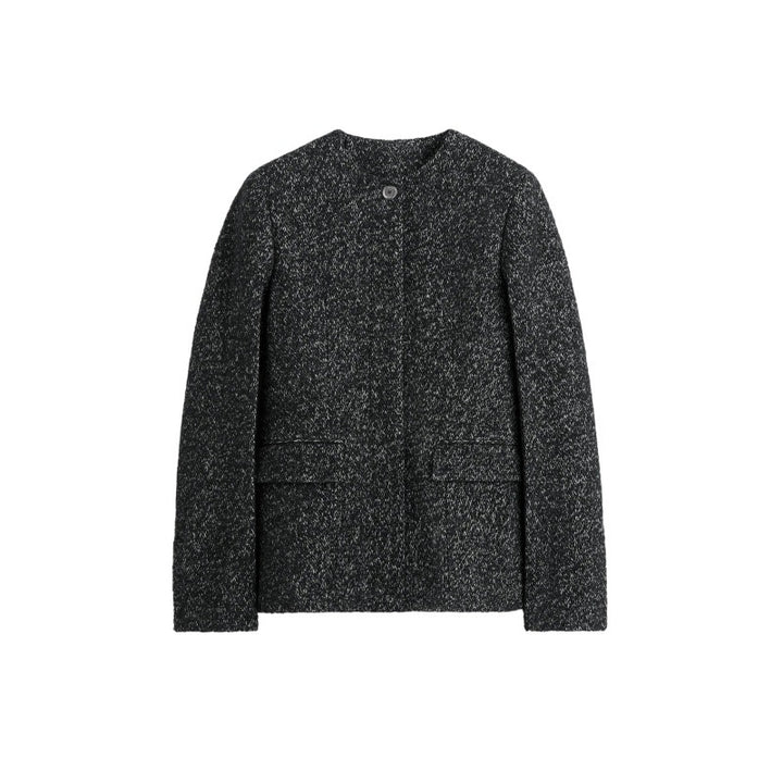 Fashionable wool blazer for women with textured fabric Lune London