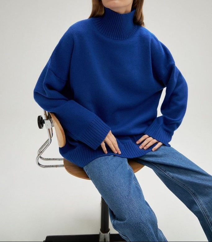 Lune London | Casual Loose Turtleneck Sweater