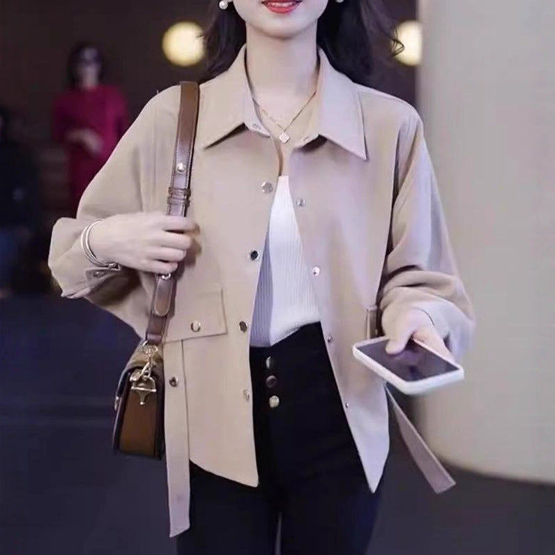 Veste décontractée pour femme en coton velouté Chic & Stil