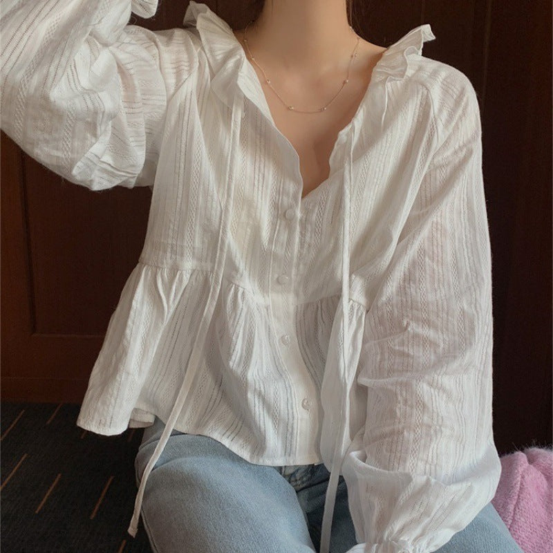 Lune London ruffled blouse for ladies