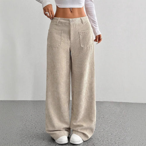Wide corduroy trousers for women Lune London