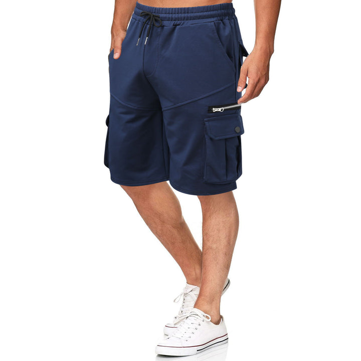 Multi-functional cargo shorts for men with zipper and practical pockets Lune London