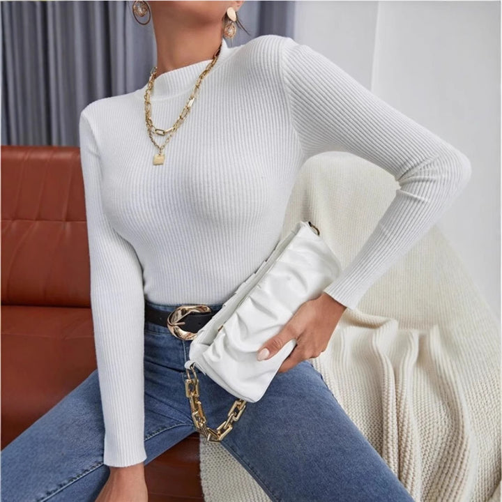 Woman fitted top with long sleeves Lune London