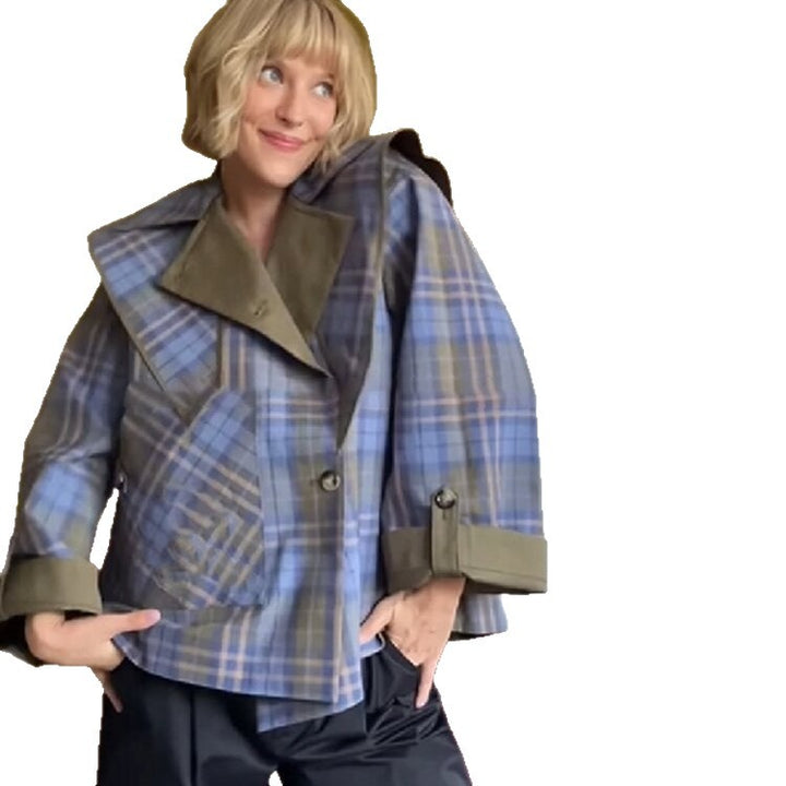 Manteau à carreaux mode femme Chic & Stil