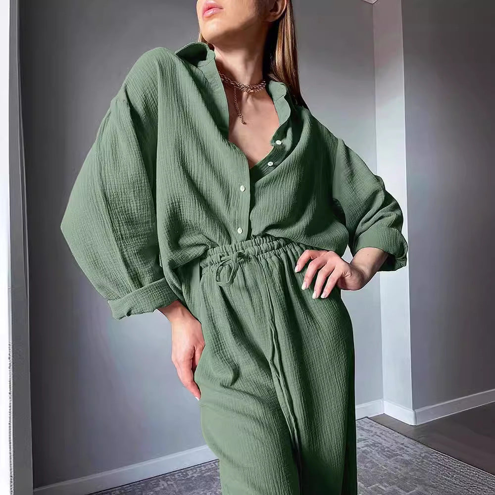 Women Relaxed Fit Coordinated Structured Chic Set