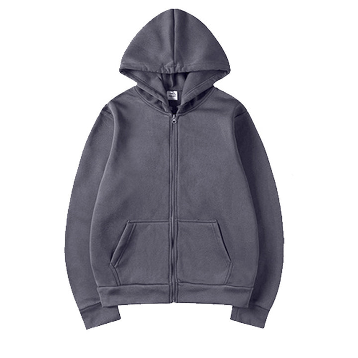 Hooded jacket for women with full zipper and practical front pockets Lune London