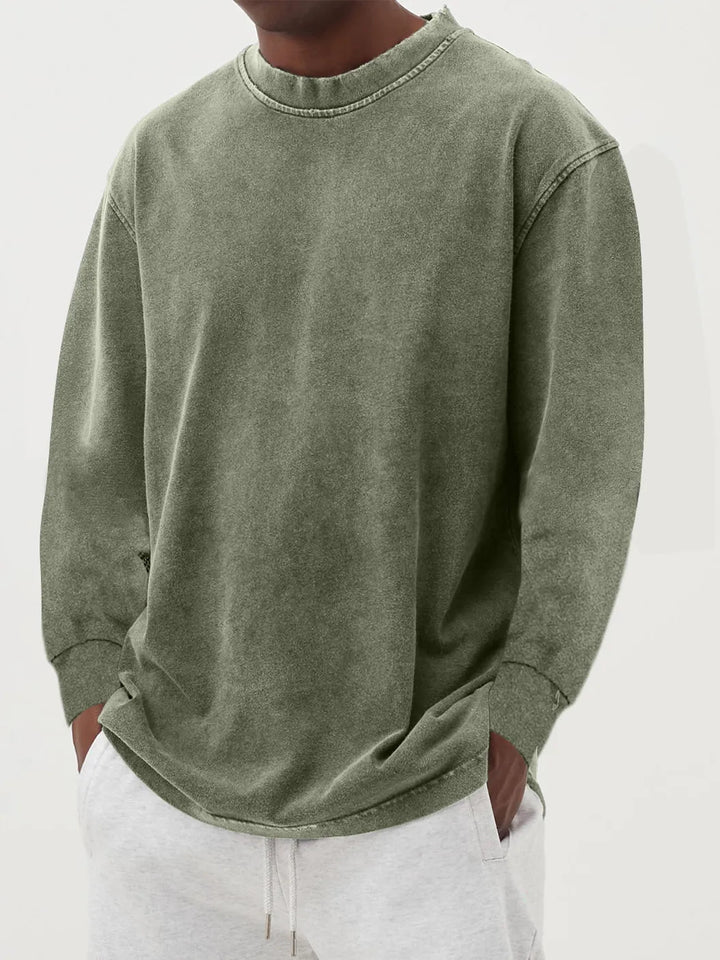 Casual oversized sweater for men in pleasant cotton blend Lune London