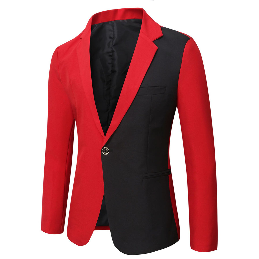 Chic blazer and trendy double-breasted style for men