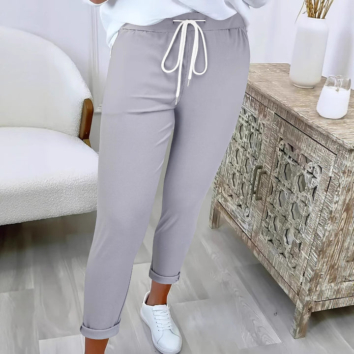 Lune London Women's Leisure Jogging Pants with Elastic Waistband