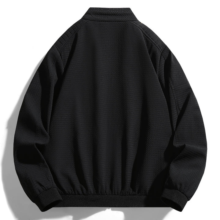 Versatile leisure jacket for men with textured surface Lune London