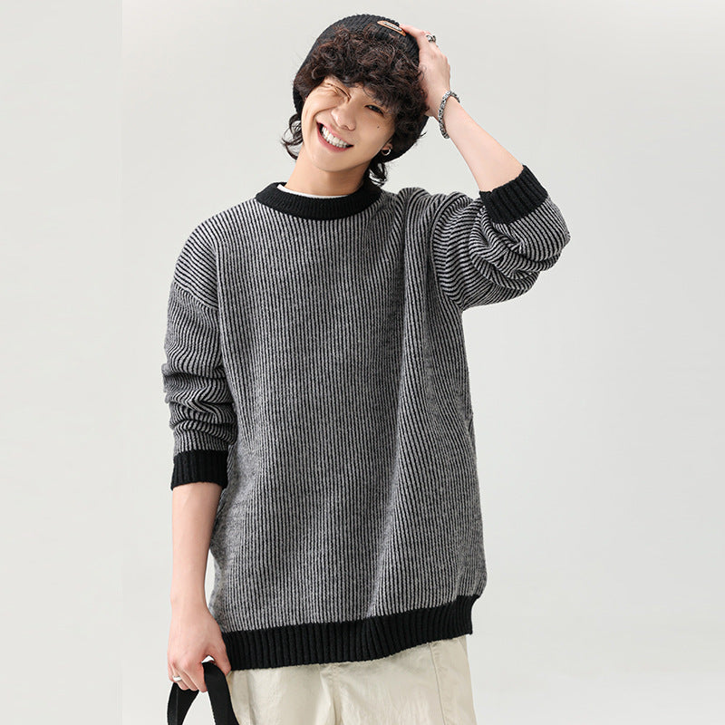 Men Thick Knit Sweater Lune London