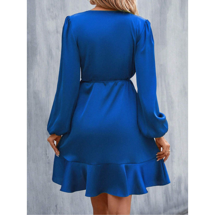 Wrap dress for women with voluminous sleeves and a flowing cut Lune London