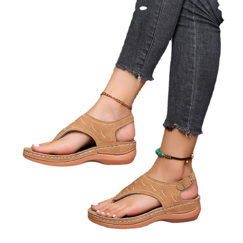 Comfort adjustable sandals for ladies Lune London