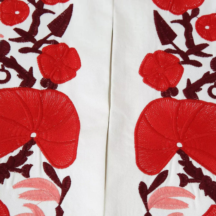 Elegant embroidered blazer jacket for women with floral design Lune London