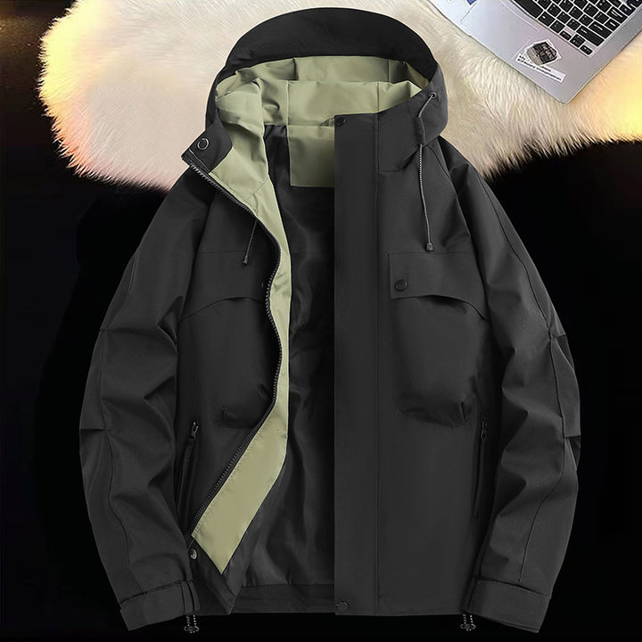 Functional jacket for men breathable and water-repellent with spacious pockets Lune London