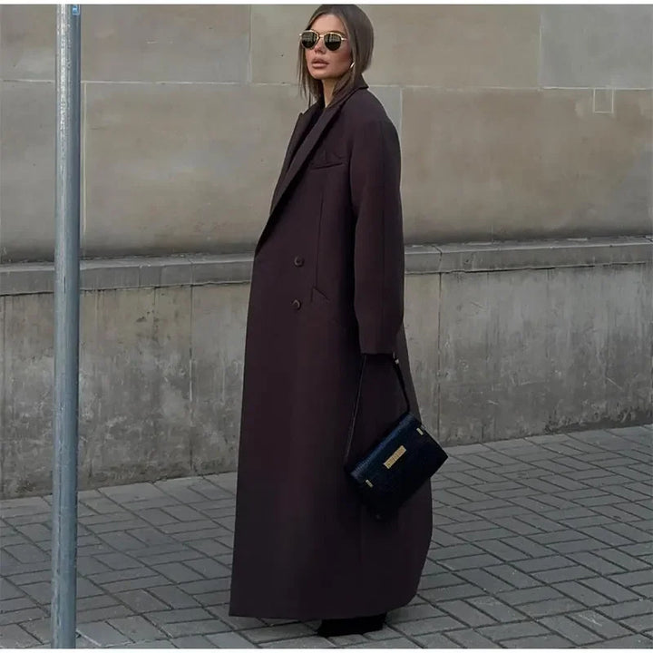 Lune London oversized wool coat for women