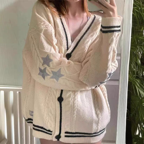 Lady cardigan with twisted pattern Lune London