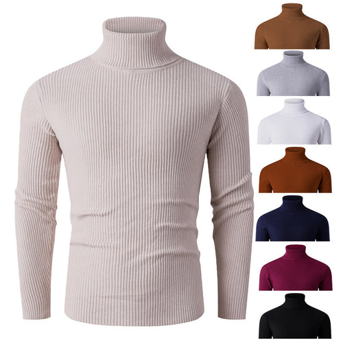 Men's ribbed turtleneck sweater Lune London