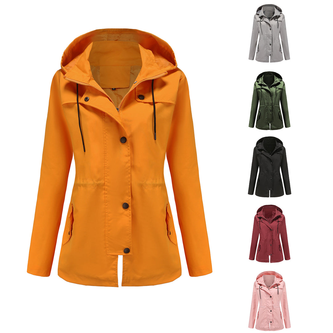 Waterproof leisure jacket for women with adjustable hood Lune London