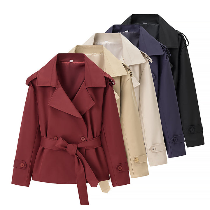 Manteau trench élégant et moderne pour femme avec ceinture Chic & Stil