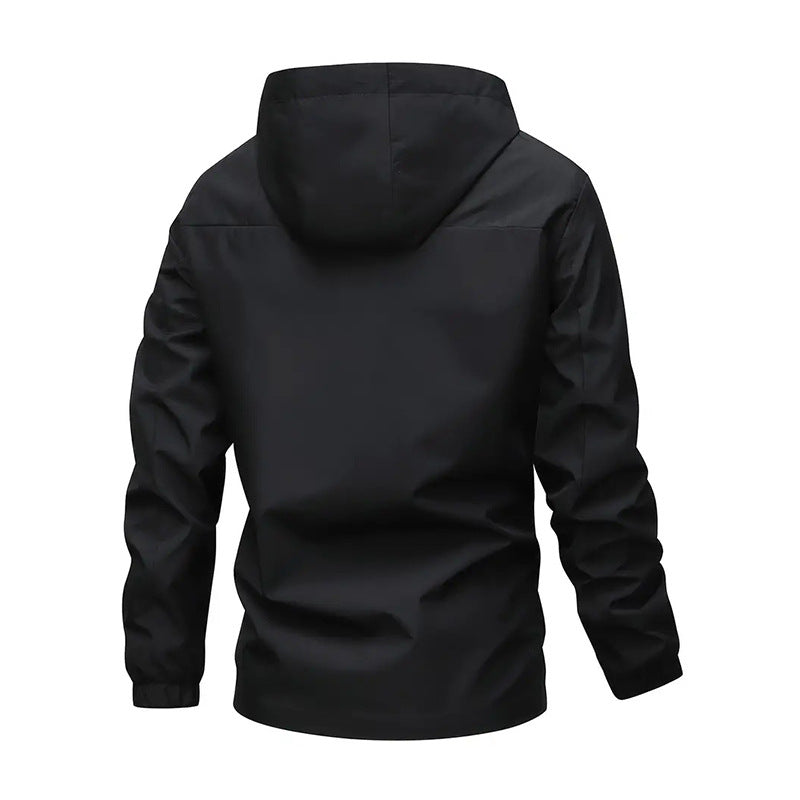 Men's Outdoor Sports Jacket with Adjustable Hood Lune London