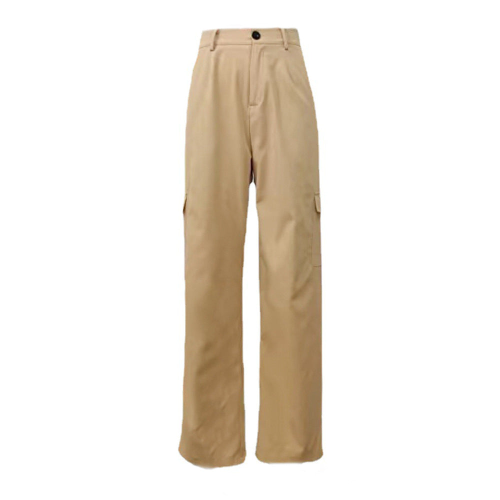 Women's cargo pants with practical side pockets and a casual fit Chic & Stil
