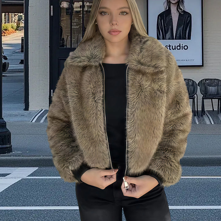 Ladies military-inspired short jacket Lune London