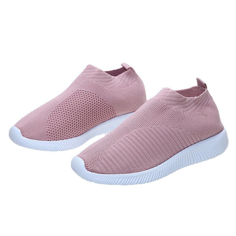 Breathable slip-on women's sneakers with elastic upper and shock-absorbing sole Lune London