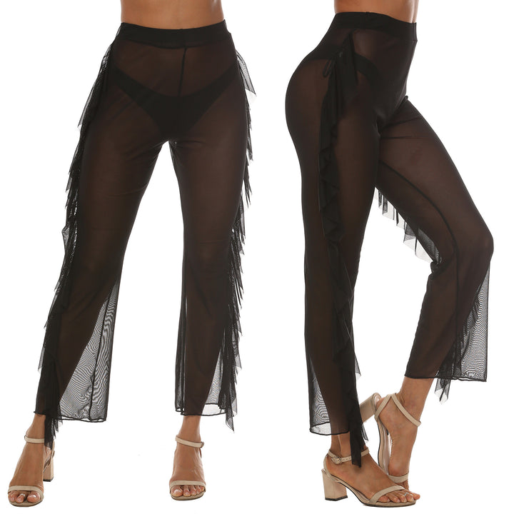 Women Transparent Mesh Beach Pants Lune London