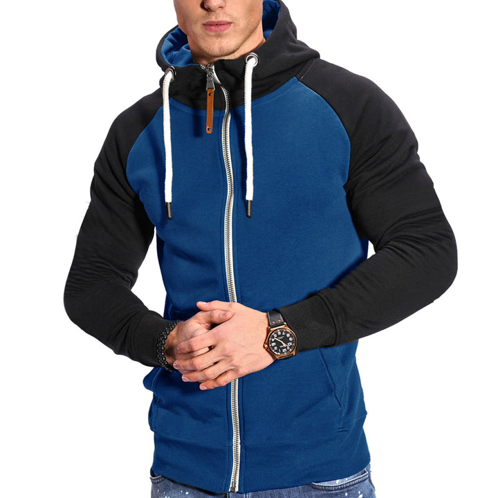 Man refined hoodie with high-quality zipper Lune London