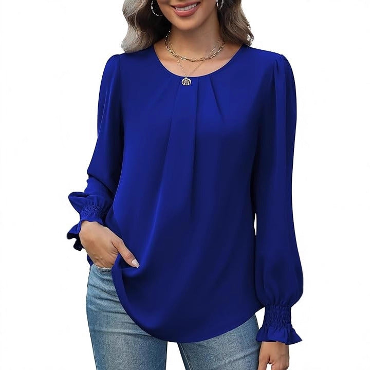 Blouse élégante pour dames avec manches bouffantes Chic & Stil