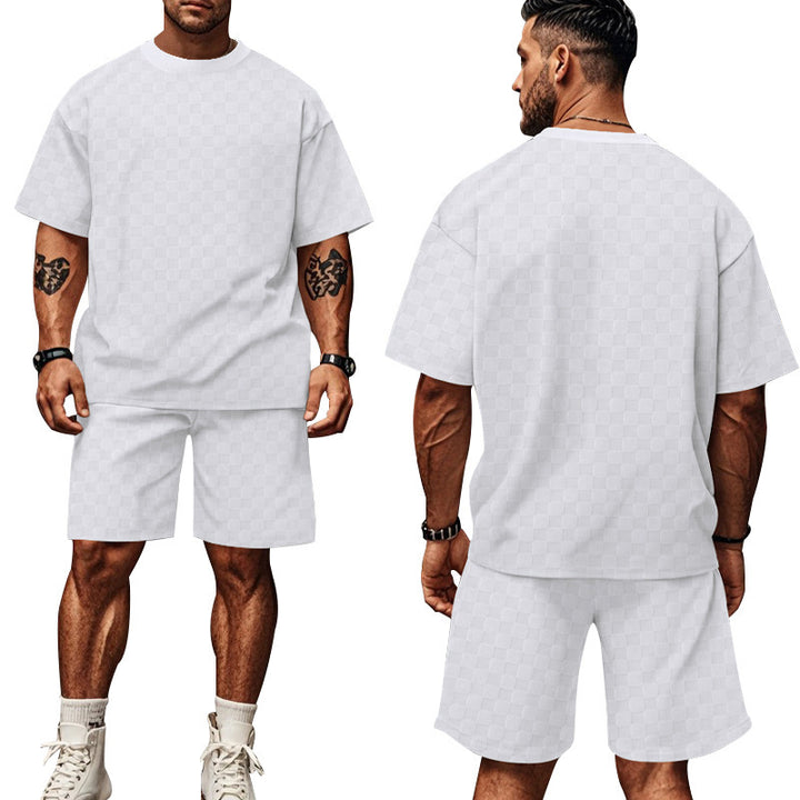 Casual set for men with oversized t-shirt and shorts Lune London